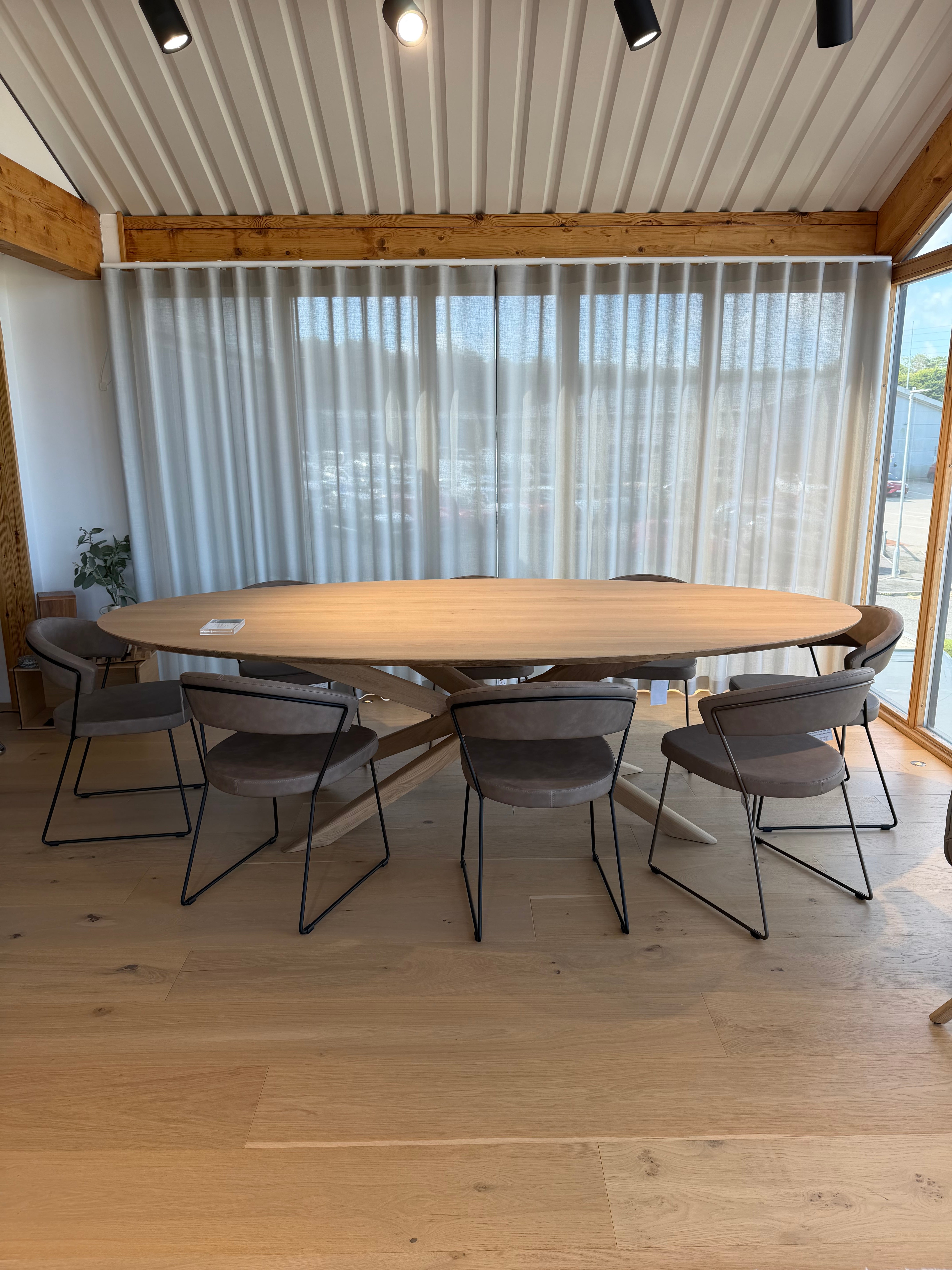 Ex Display Ethnicraft Mikado Oak Oval Dining Table