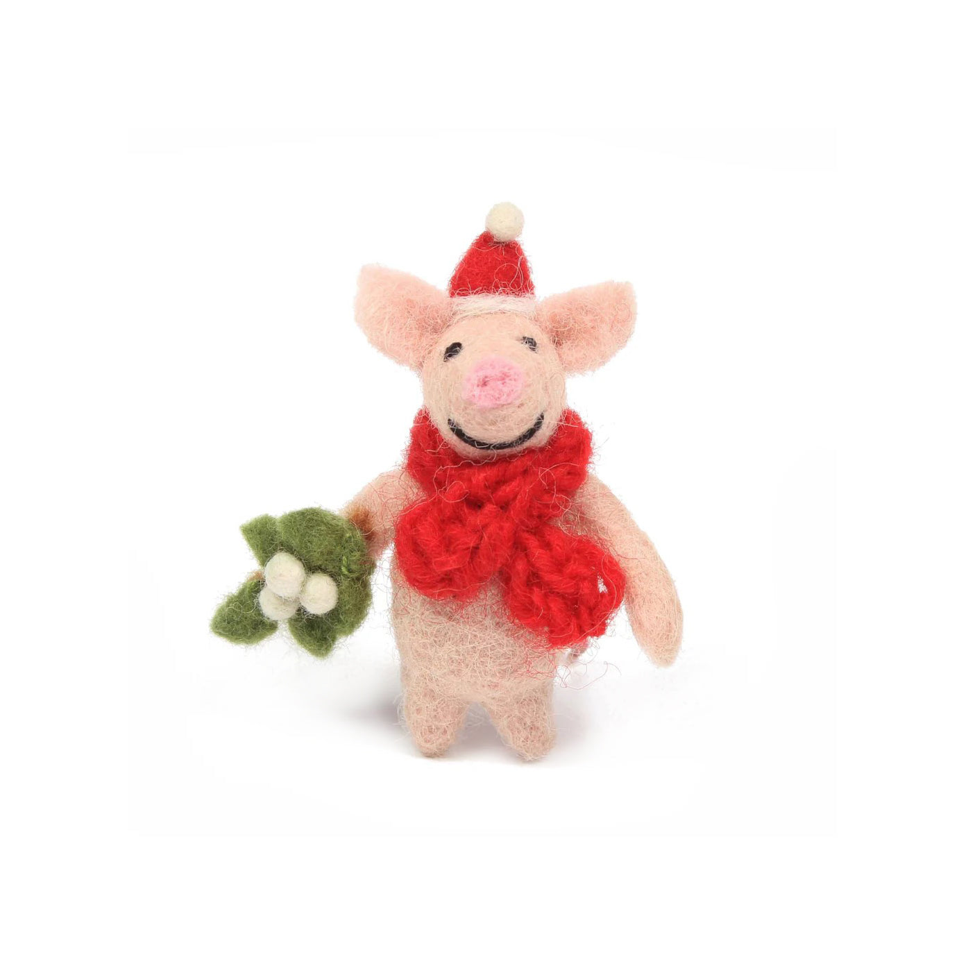 Amica Mini Piglet with Mistletoe Sprig