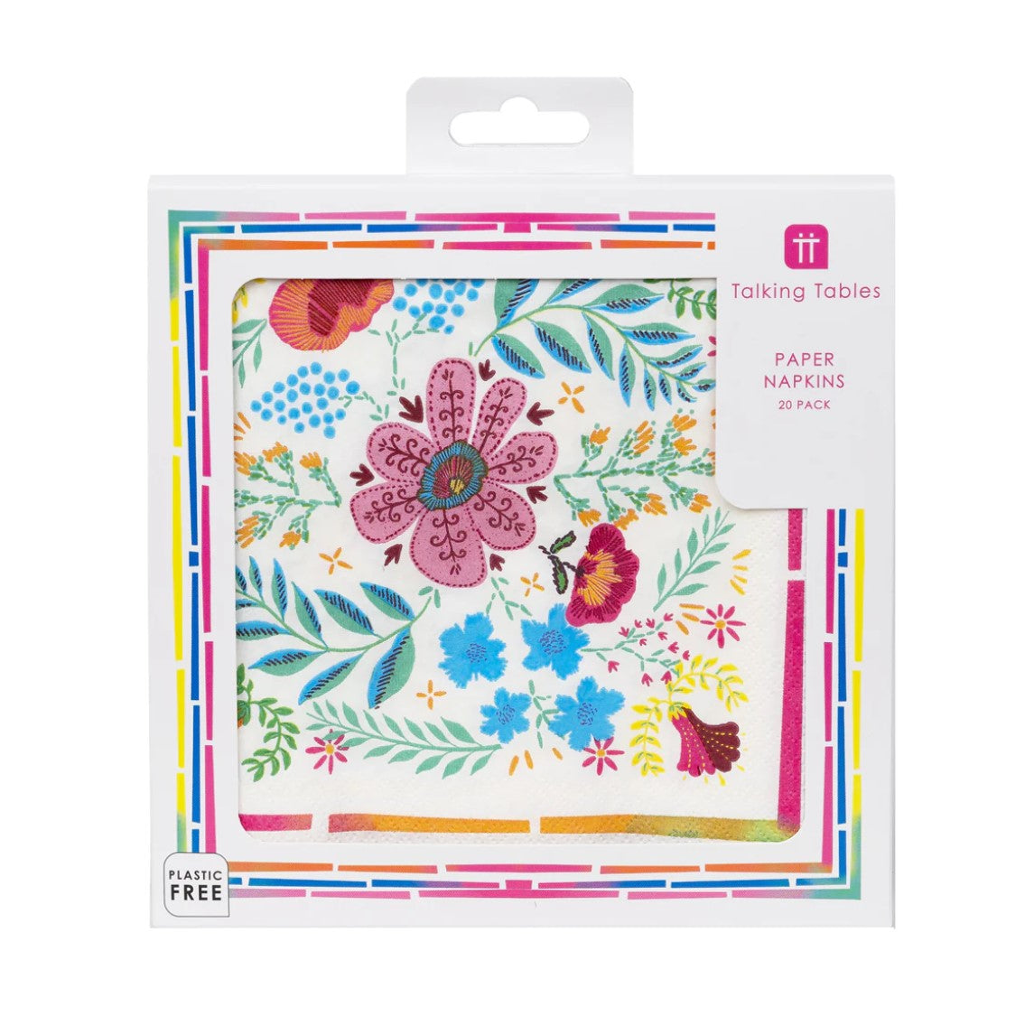 Bright Floral Eco Recycled Napkins
