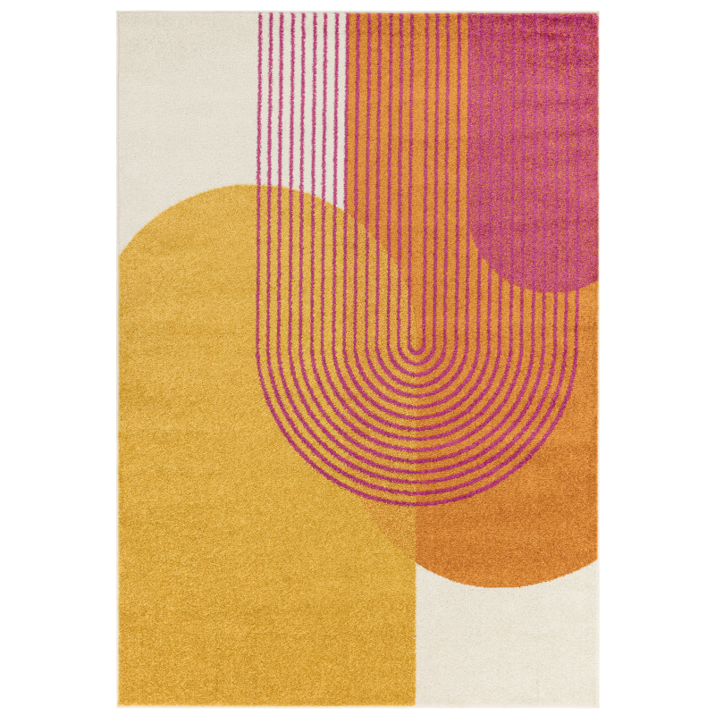 Asiatic Muse Orange Retro Rug