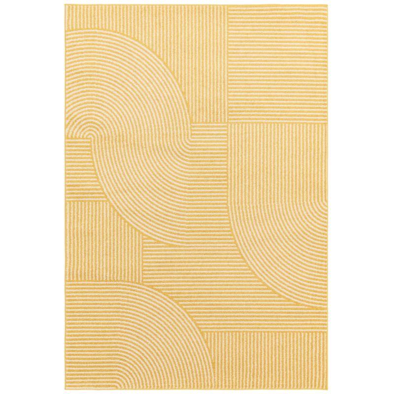 Asiatic Muse Yellow Geometric Rug