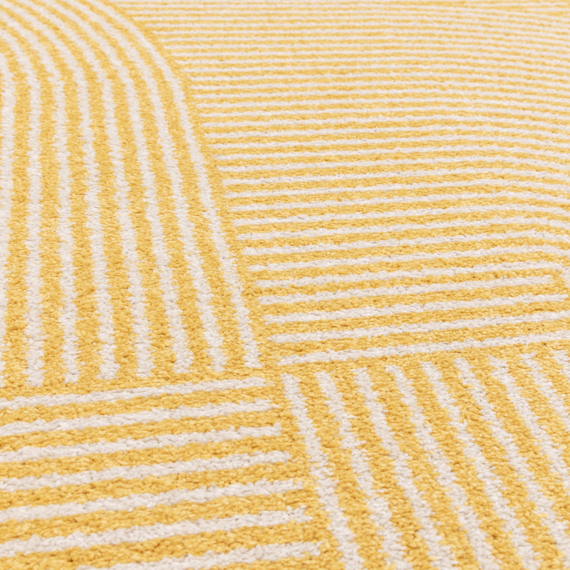 Asiatic Muse Yellow Geometric Rug