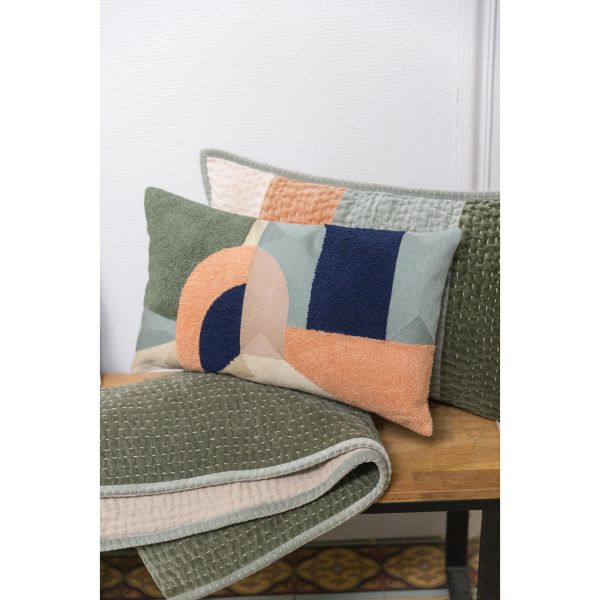 Embroidered Bertille Cushion