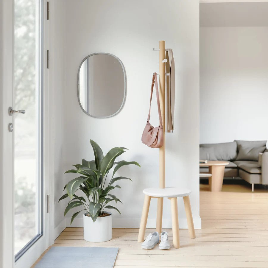 Umbra Pillar Coat Stand with Stool
