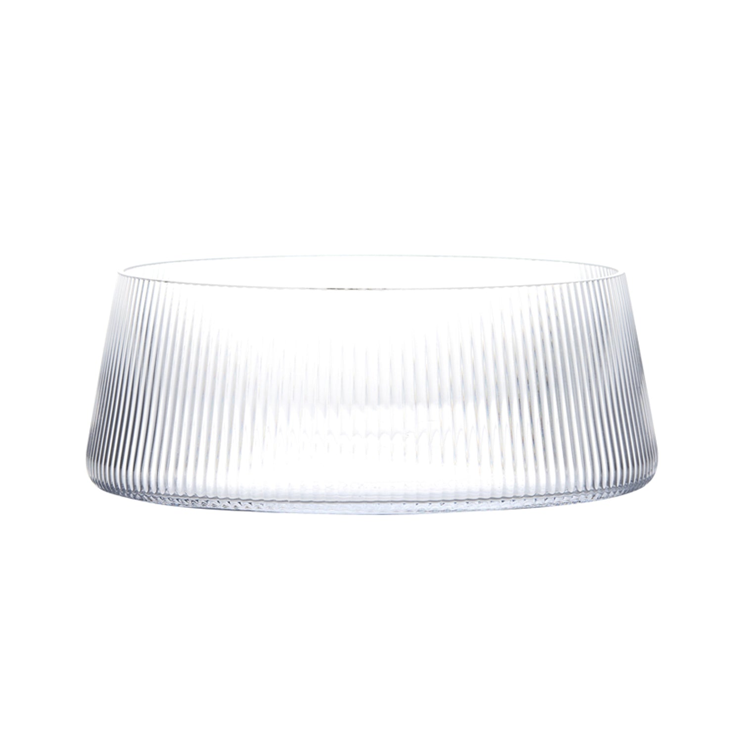 DRH Empire Ribbed Glass Salad Bowl
