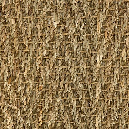 Seagrass Original Herringbone Natural carpet swatch highlighting a tightly woven herringbone pattern in earthy green and beige tones – perfect for eco-conscious interiors seeking texture and durability.