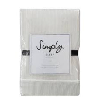 Simply Sleep Stripe Natural Duvet Set