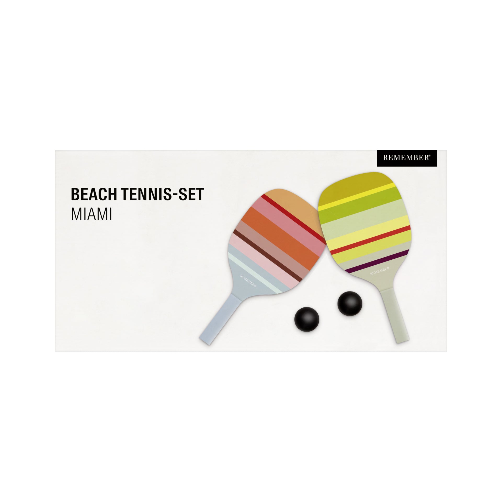 Remember Beach Paddle Ball Set 'Miami'