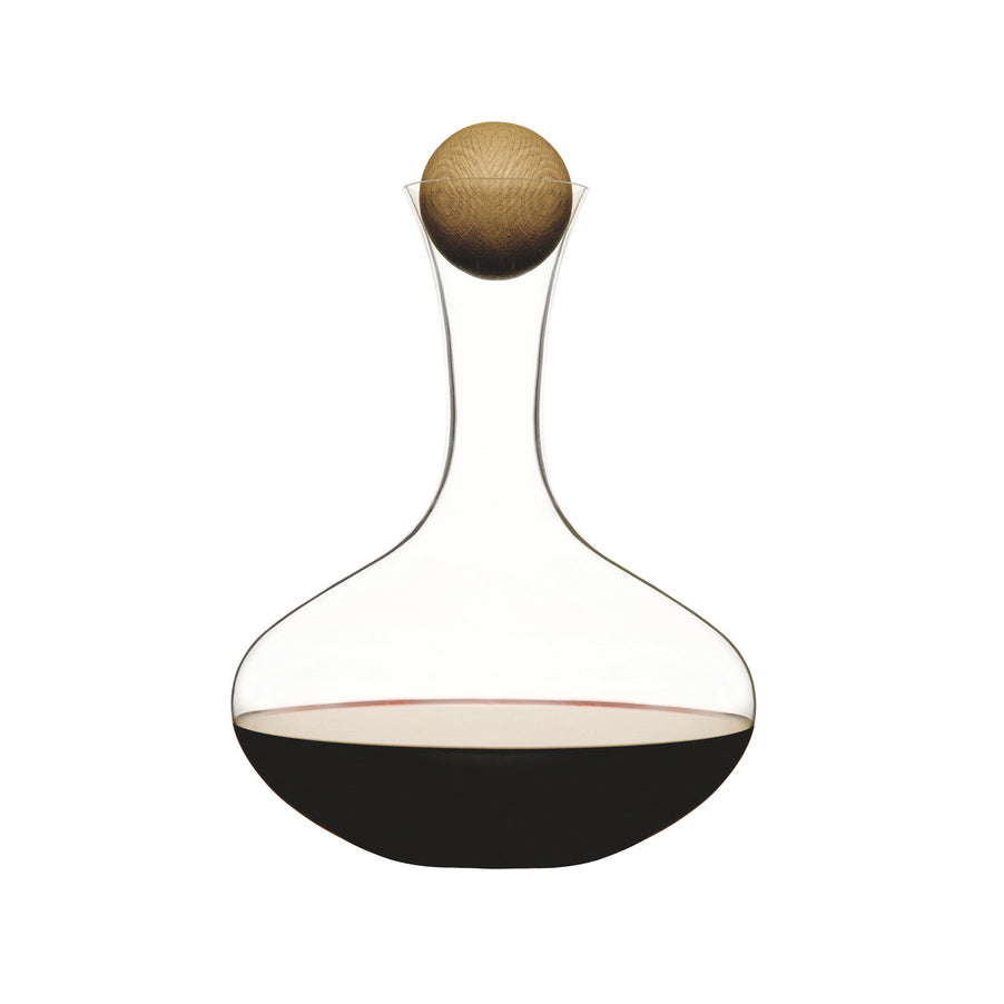 Sagaform Nature Wine Carafe with Oak Stopper