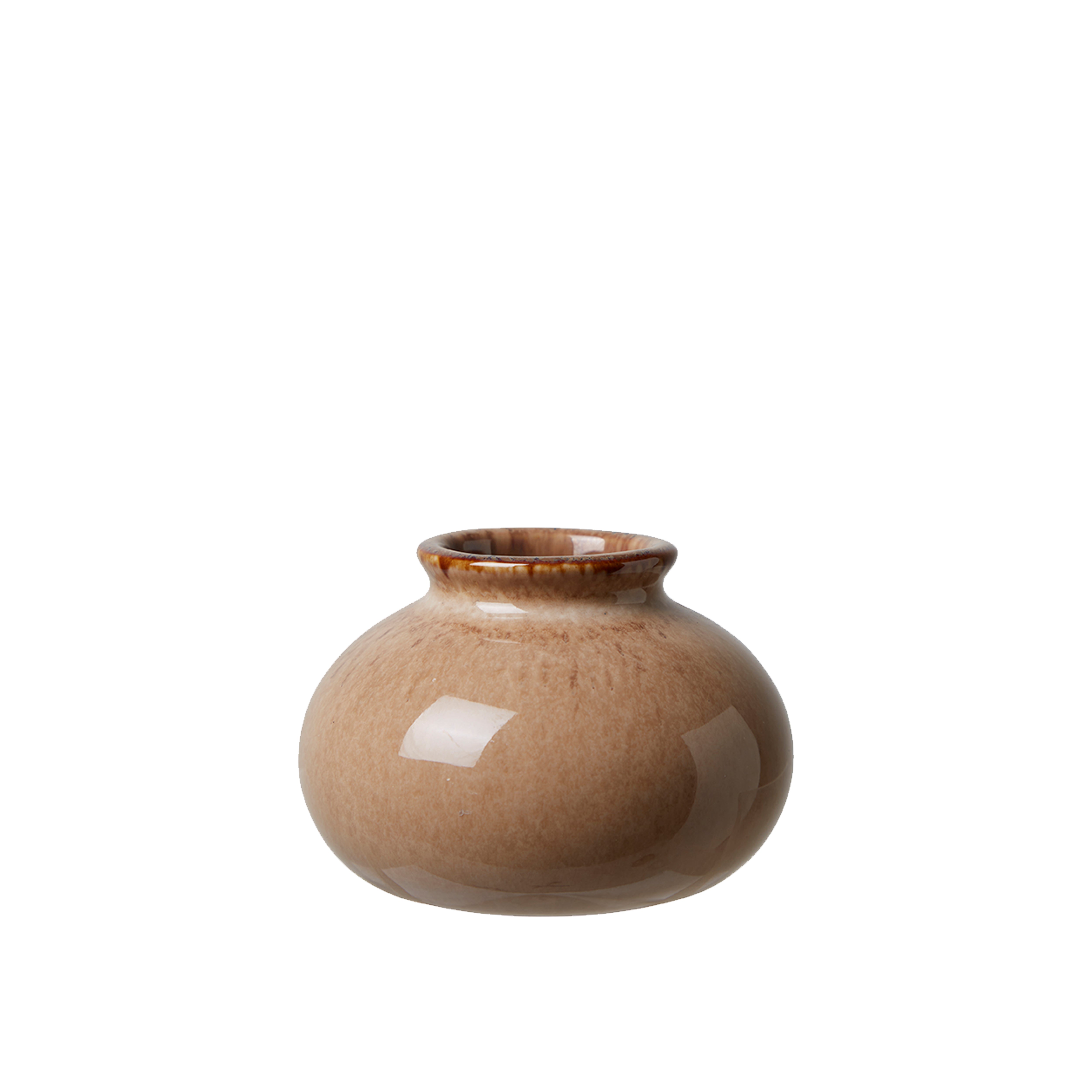 Wikholm Eliora Brown Mini Vase