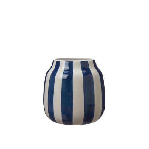 Wikholm Rubi Vase  H15cm White/Blue