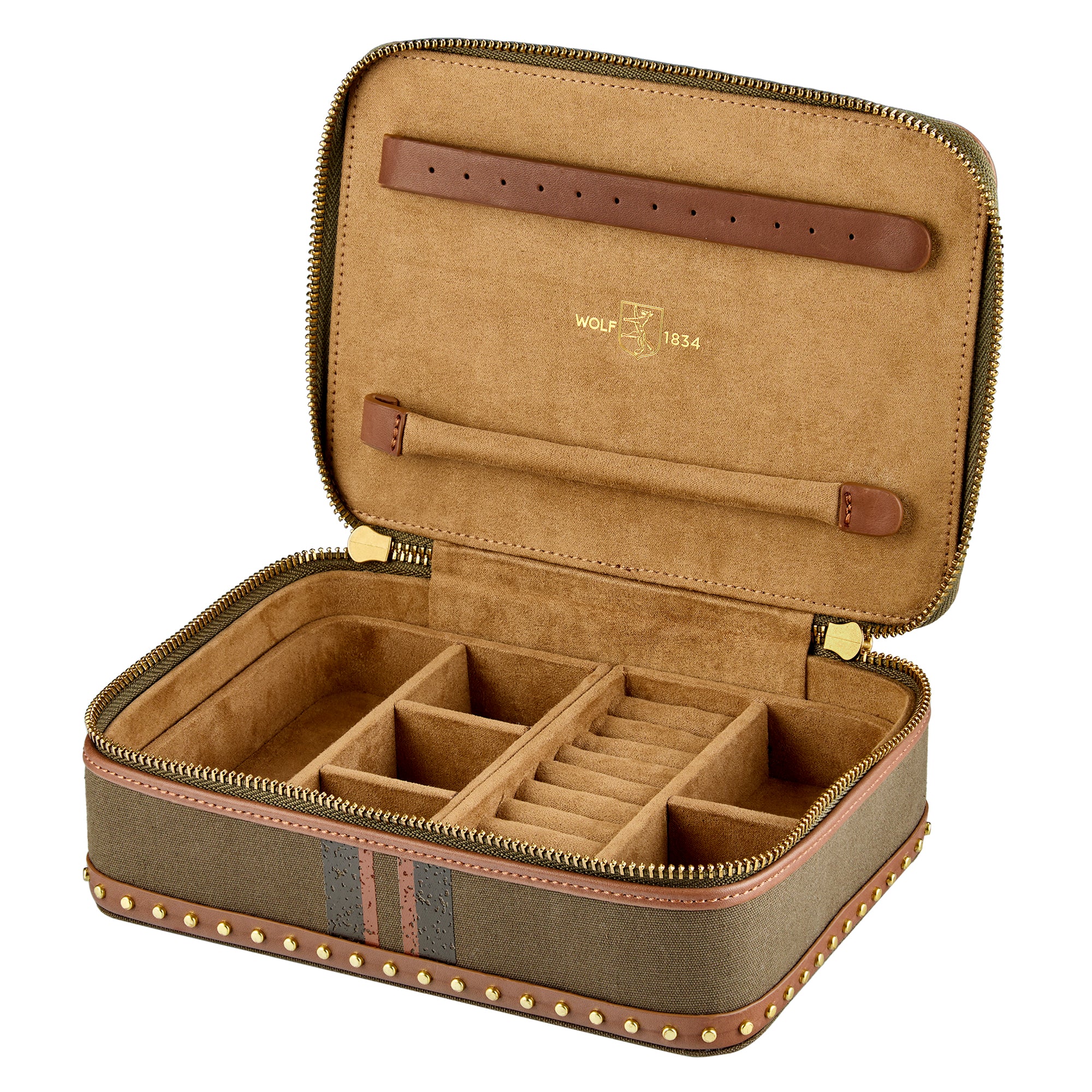 Wolf 1834 Ida Travel Zip Jewellery Case