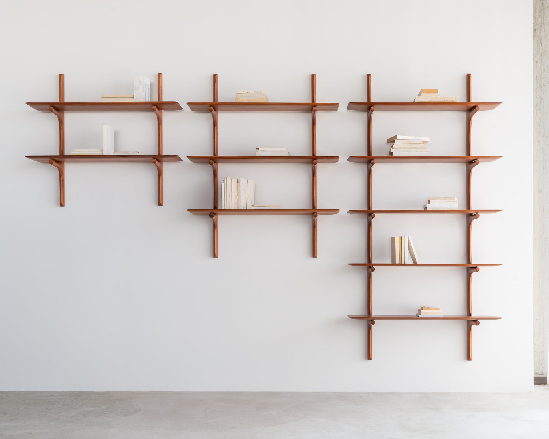 Ethnicraft PI Wall Shelf 5 Shelves