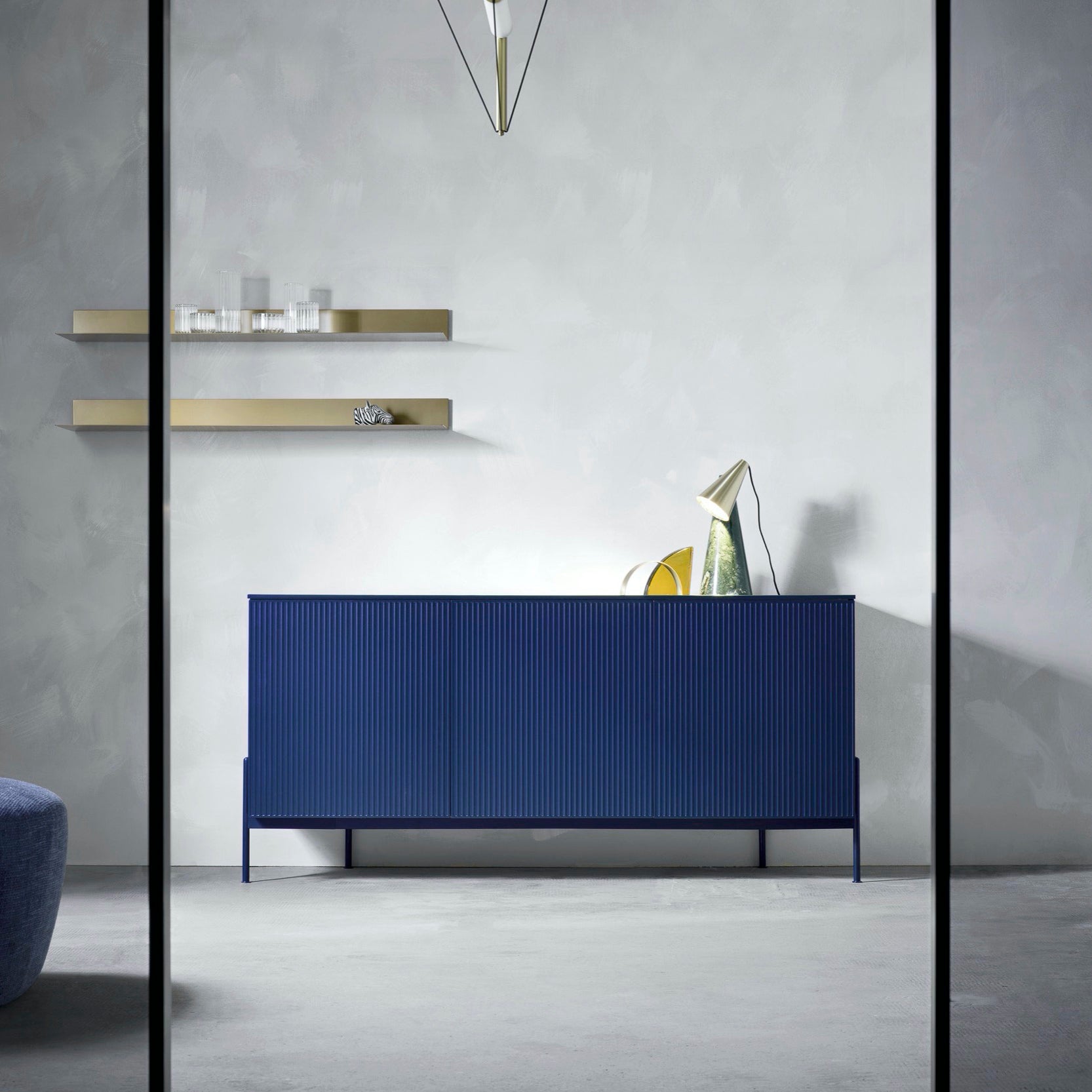 Novamobili Belt 180 Sideboard w/ 3 Rays Doors