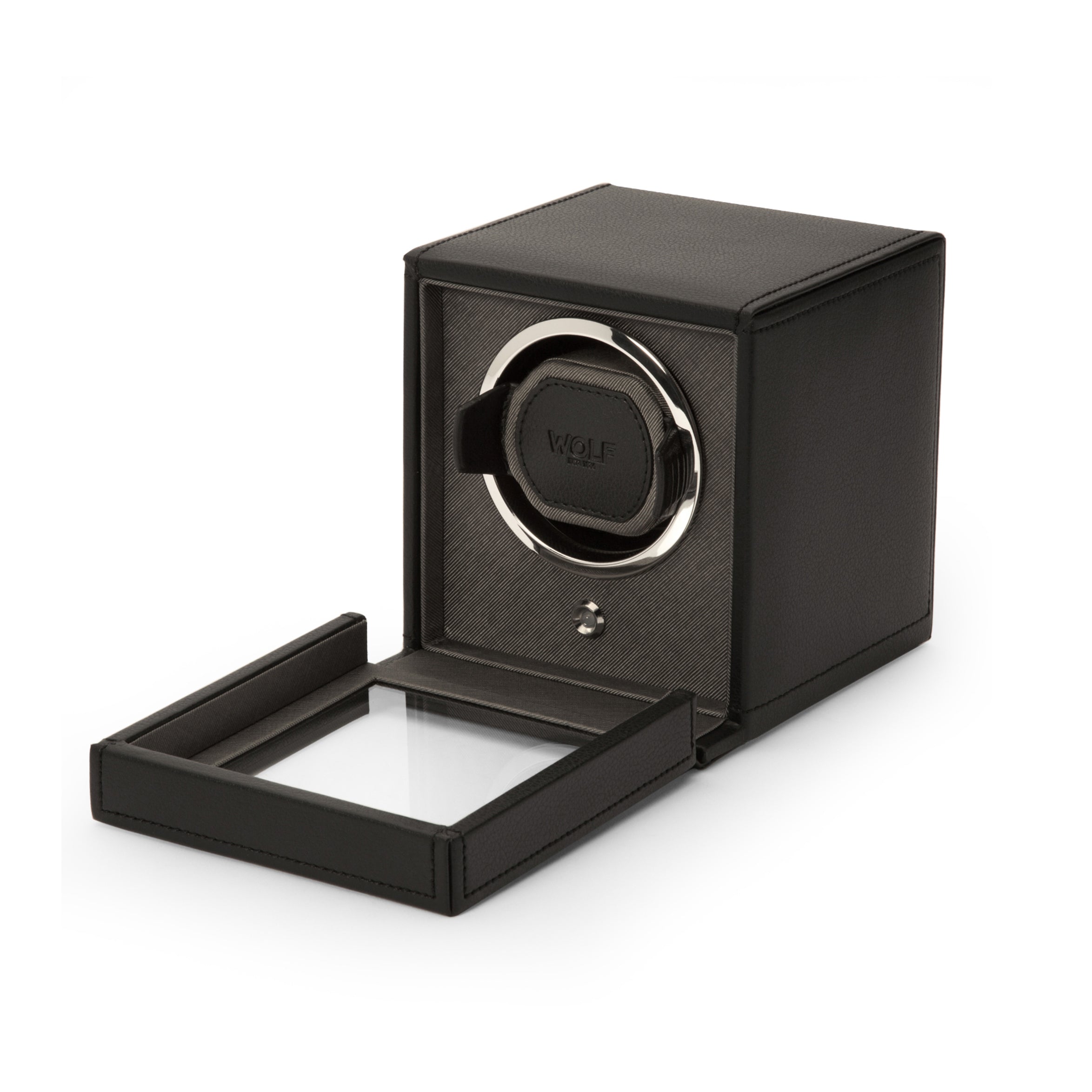 WOLF Cub Single Watch Winder with Cover