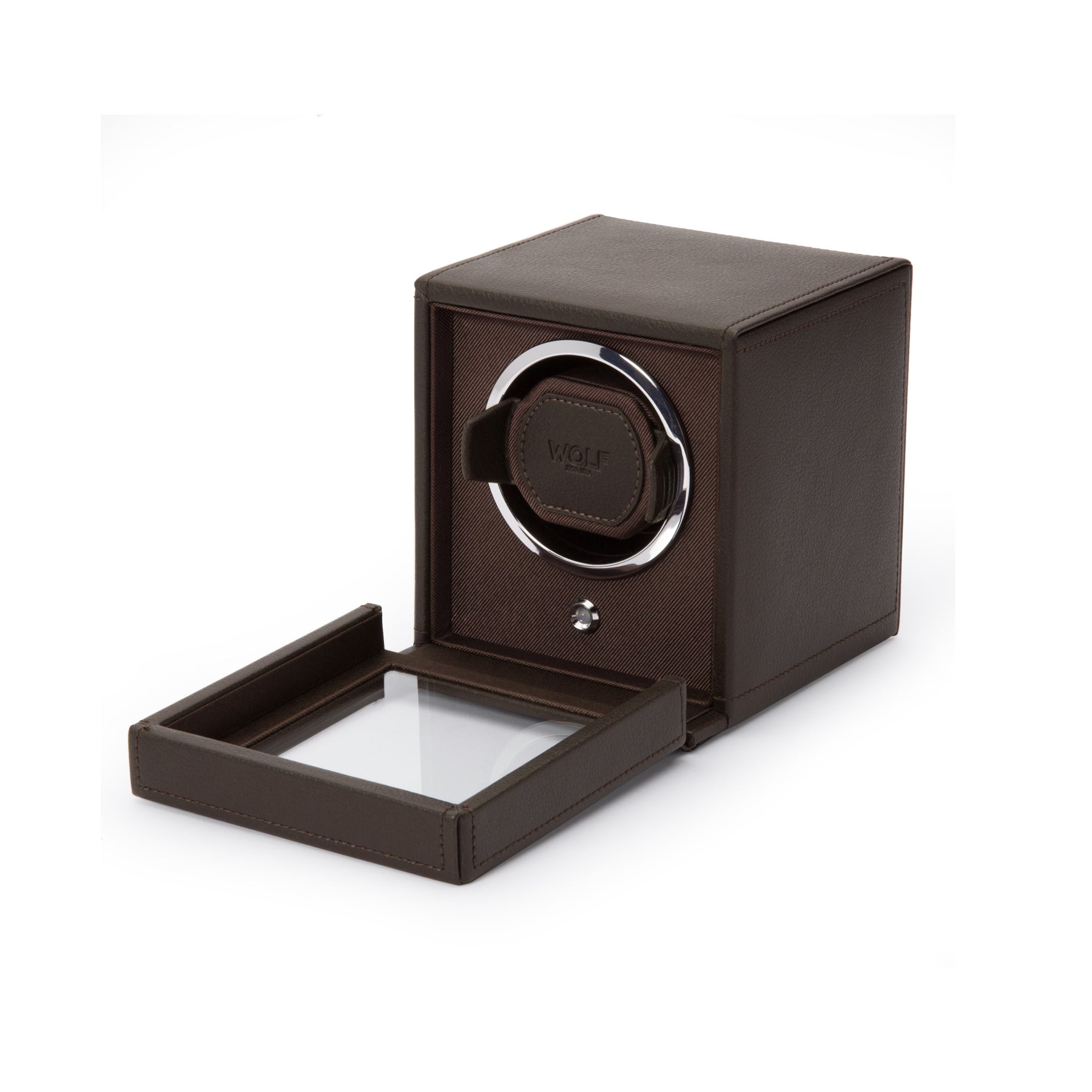 WOLF Cub Single Watch Winder with Cover
