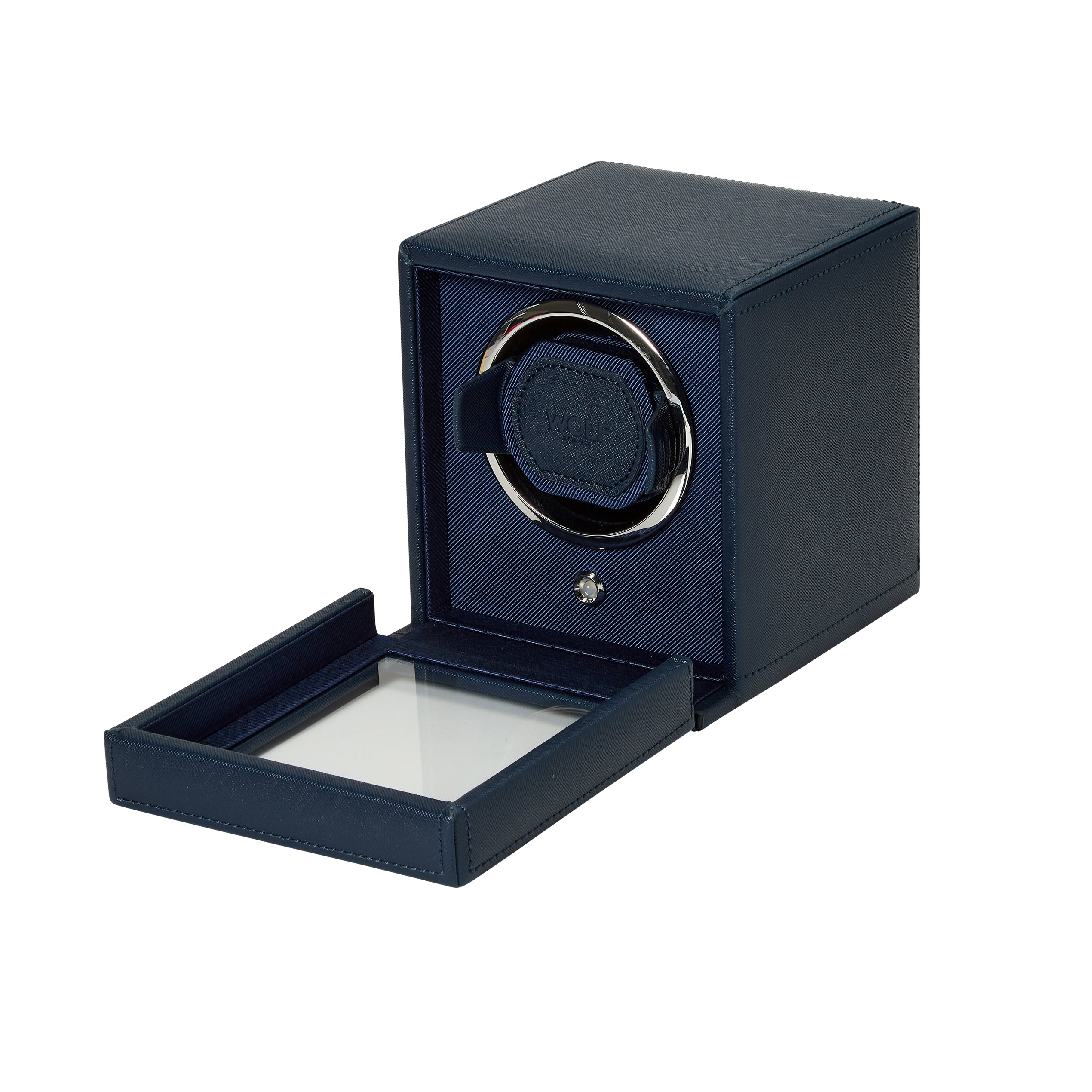 WOLF Cub Single Watch Winder with Cover