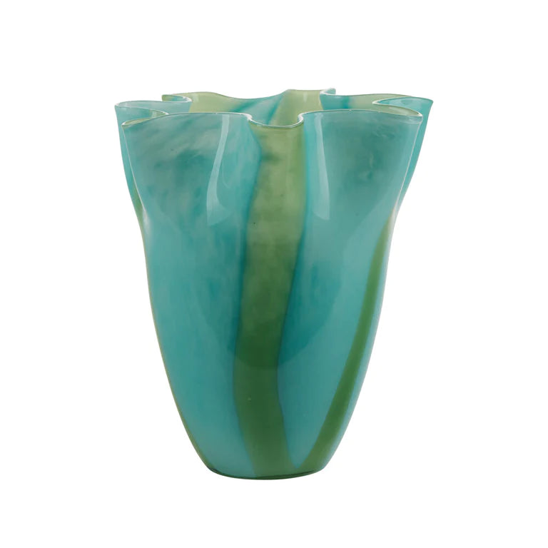 Bahne Tulip Vase Green/ Turquoise