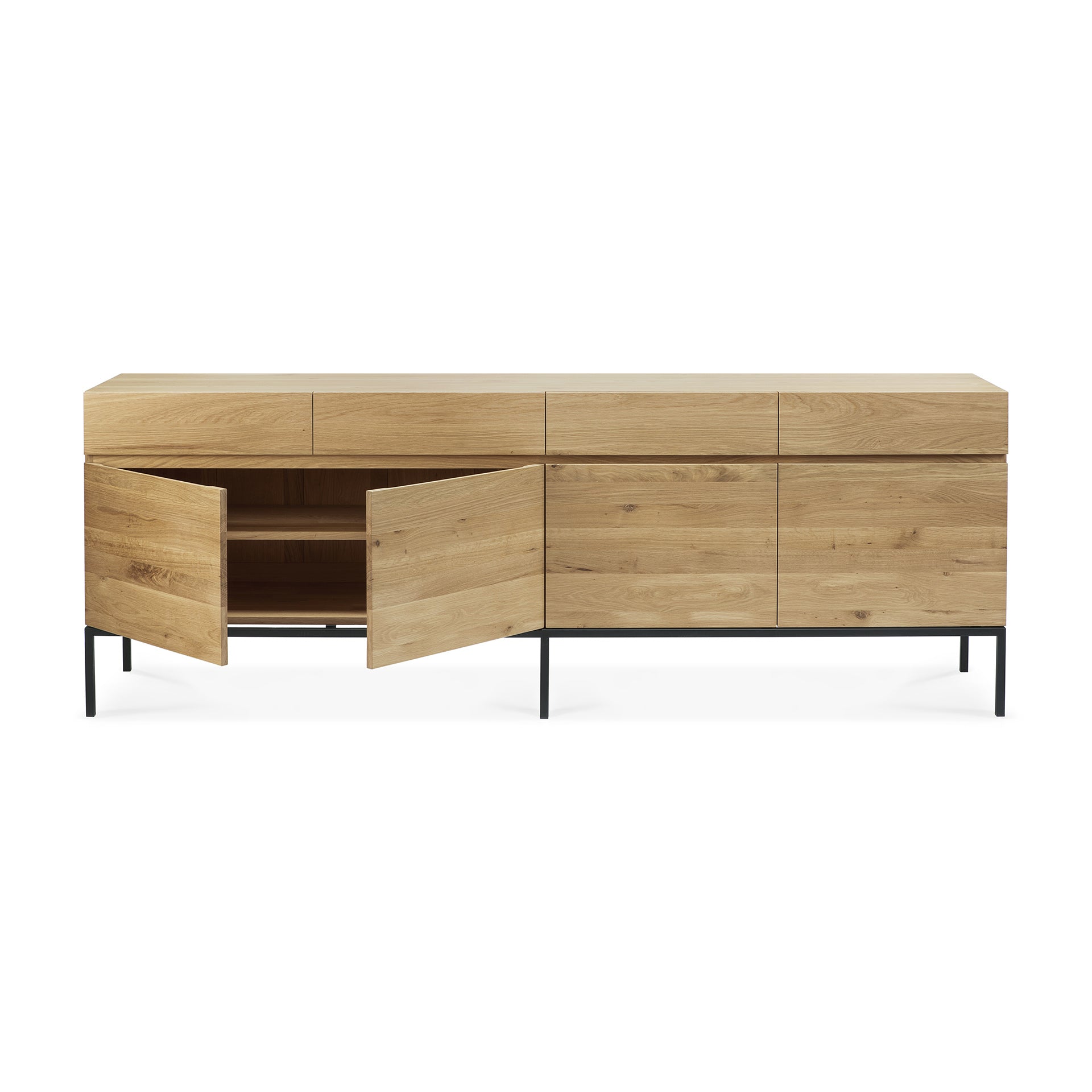 Ethnicraft Ligna Metal Sideboard