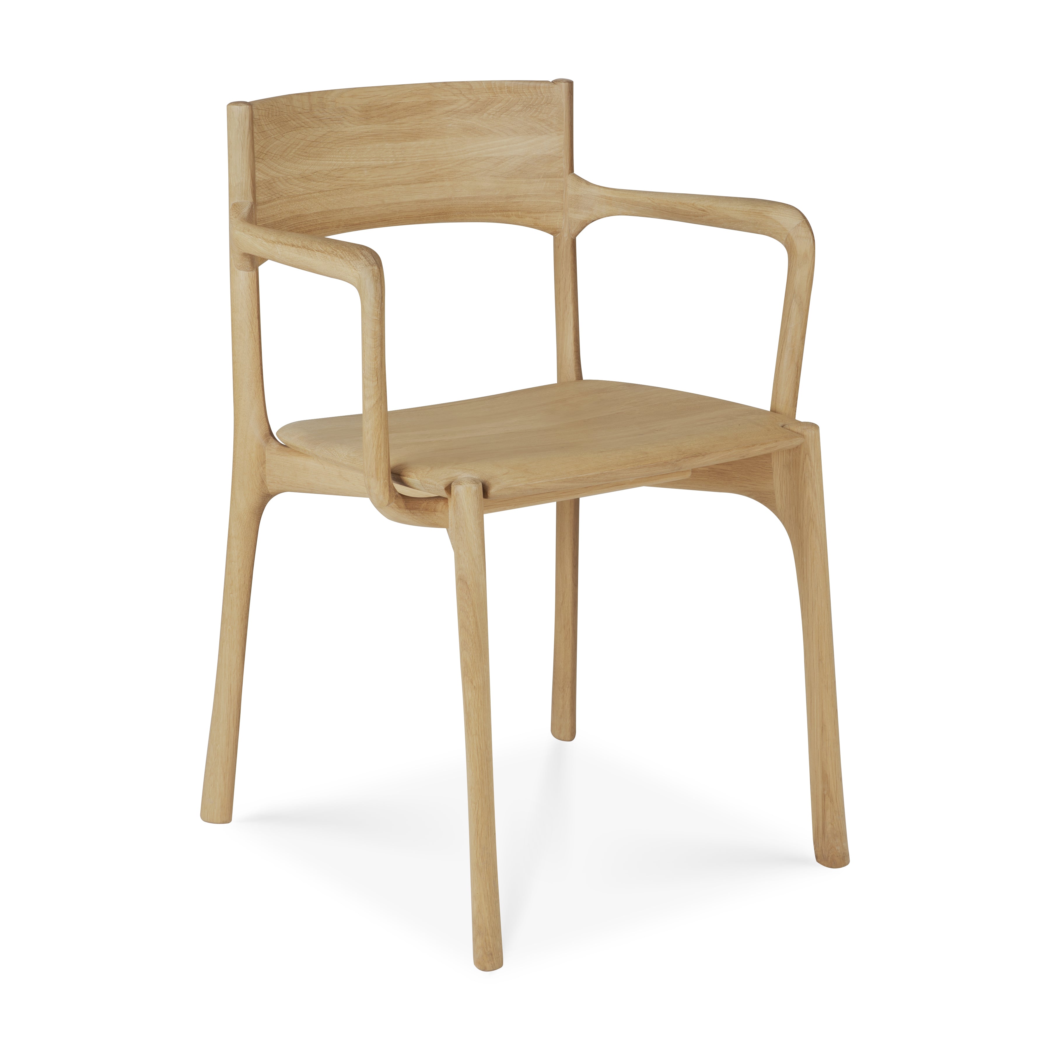 Ethnicraft PI Dining Chair with Armrest