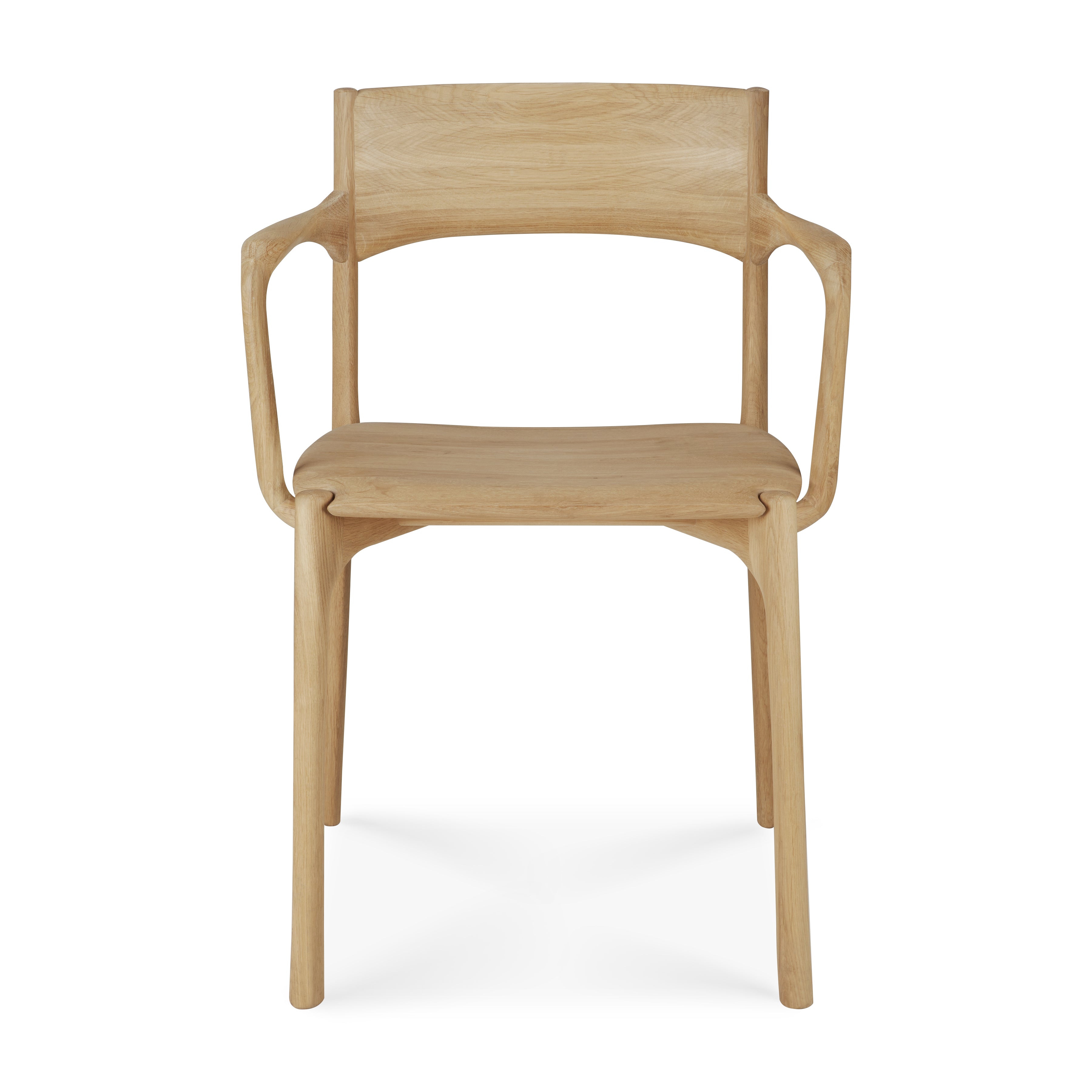 Ethnicraft PI Dining Chair with Armrest