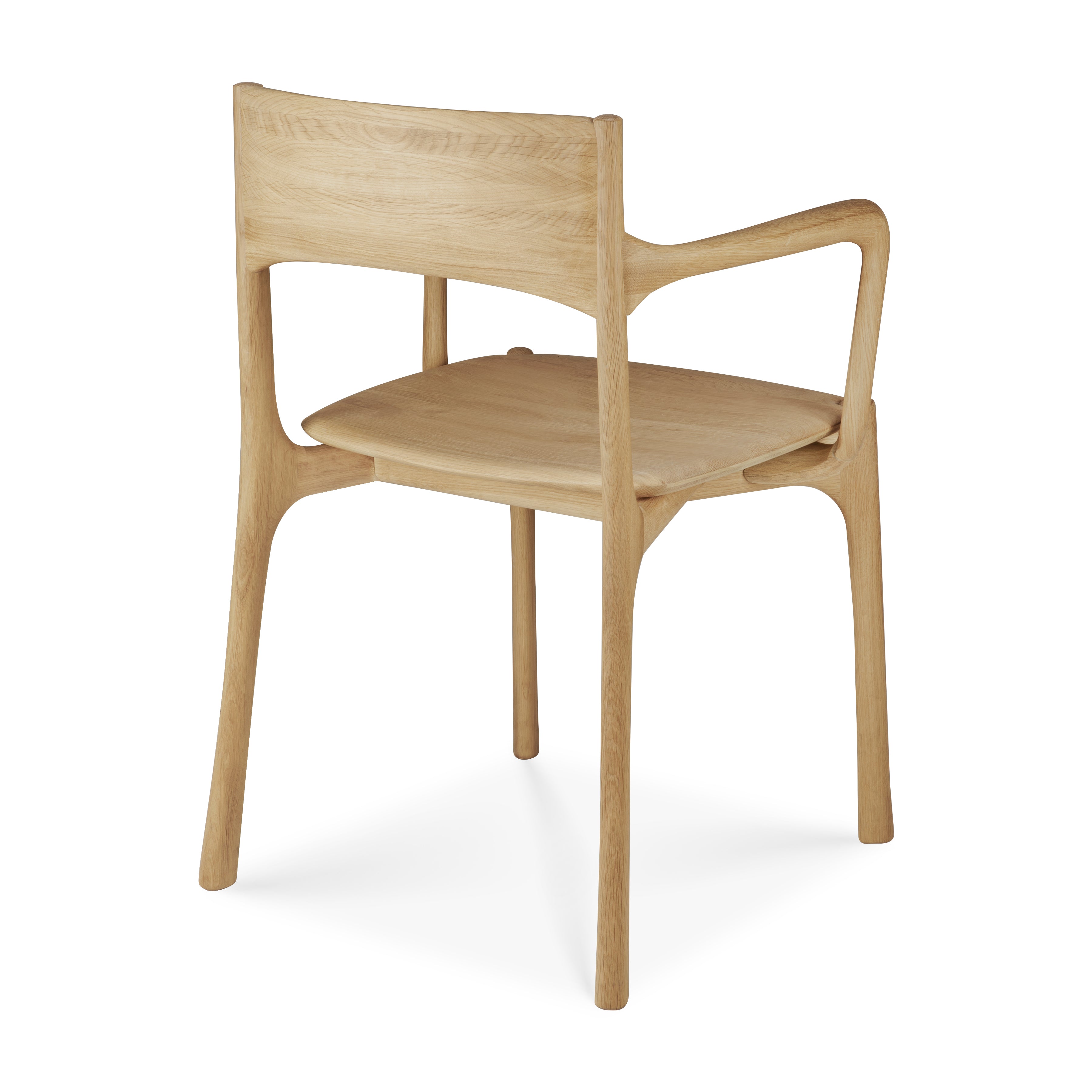 Ethnicraft PI Dining Chair with Armrest