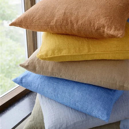 Cozy Living Light Linen Cushion Terracotta