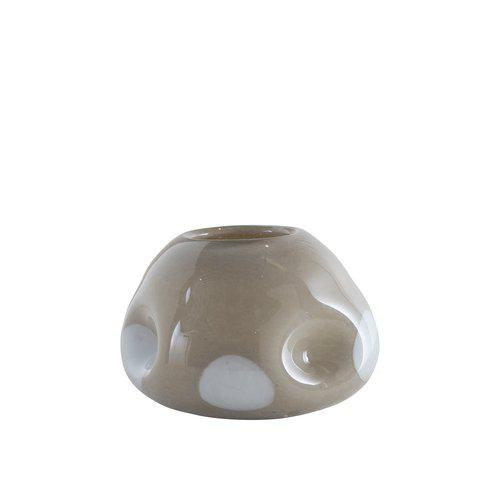 Wikholm Nova Vase Sand/White 11cm