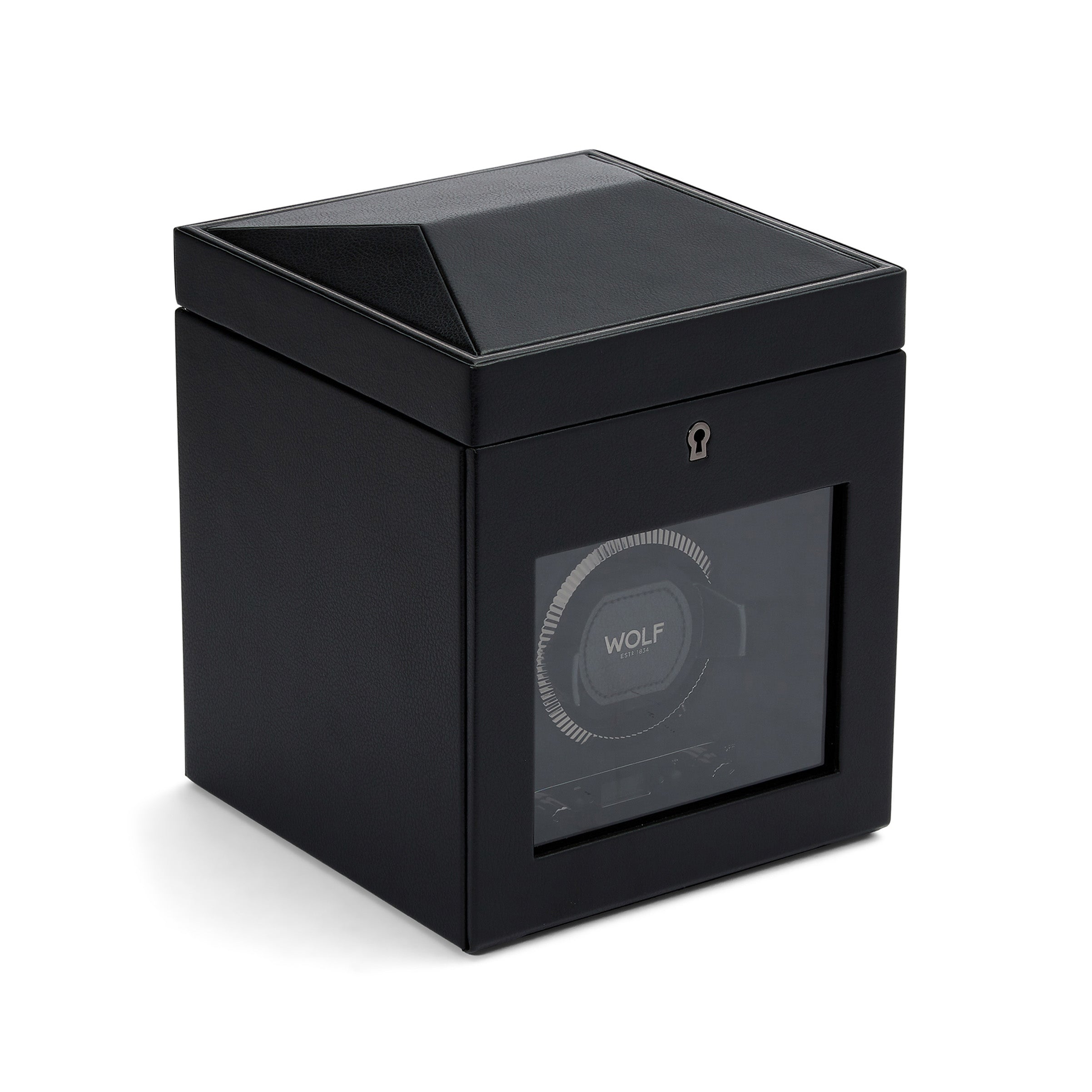 WOLF British Racing Single Watch Winder with Storage