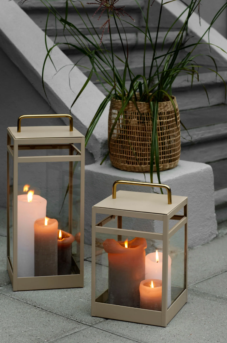Cozy Living Pure Nordic Lantern Alpaca Beige - Medium
