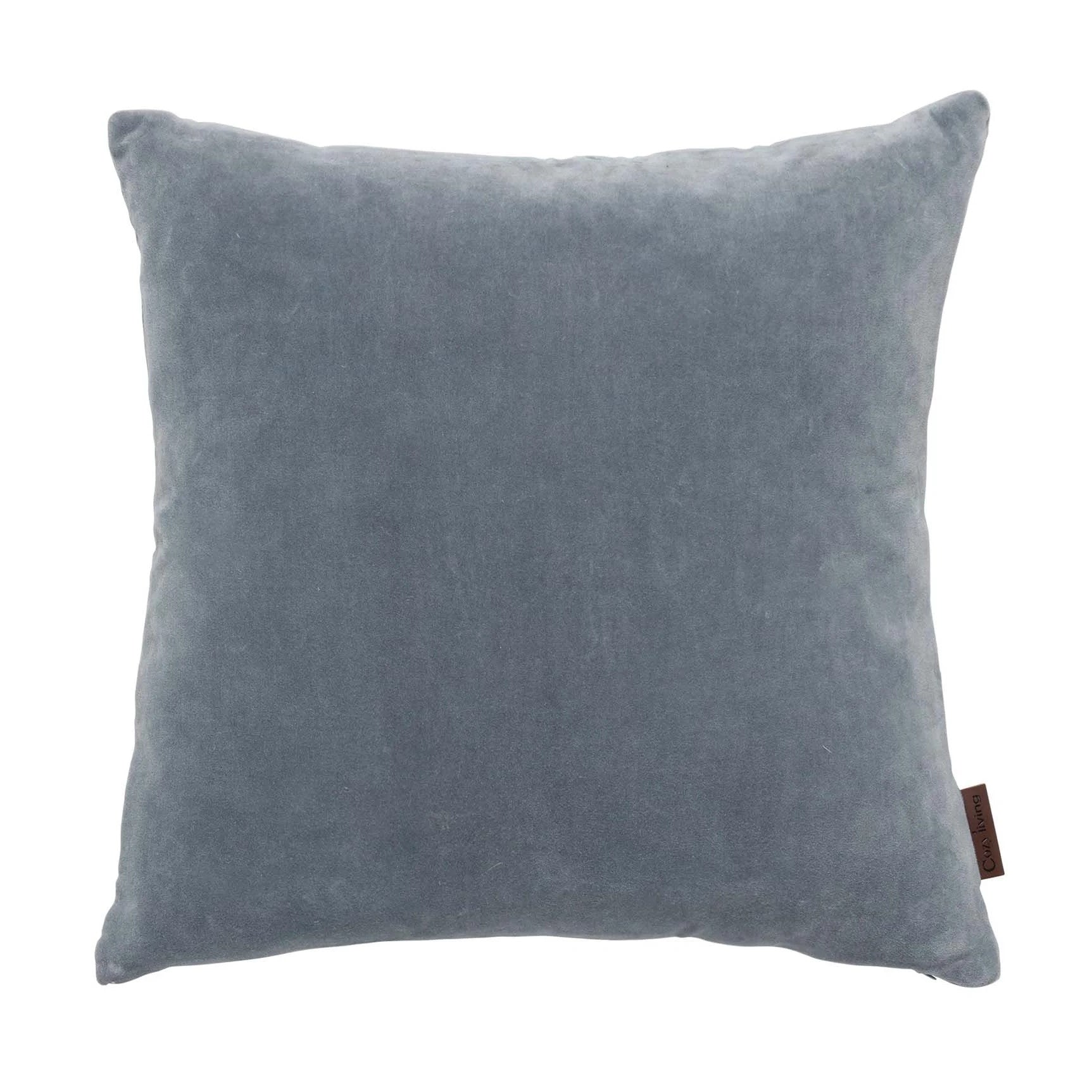 Cozy Living Velvet Soft Agate Blue Cushion