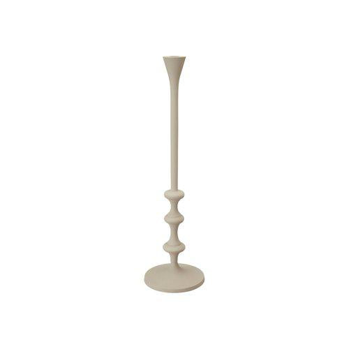 Wikholm Malia Candle Holder Matt Beige 53cm