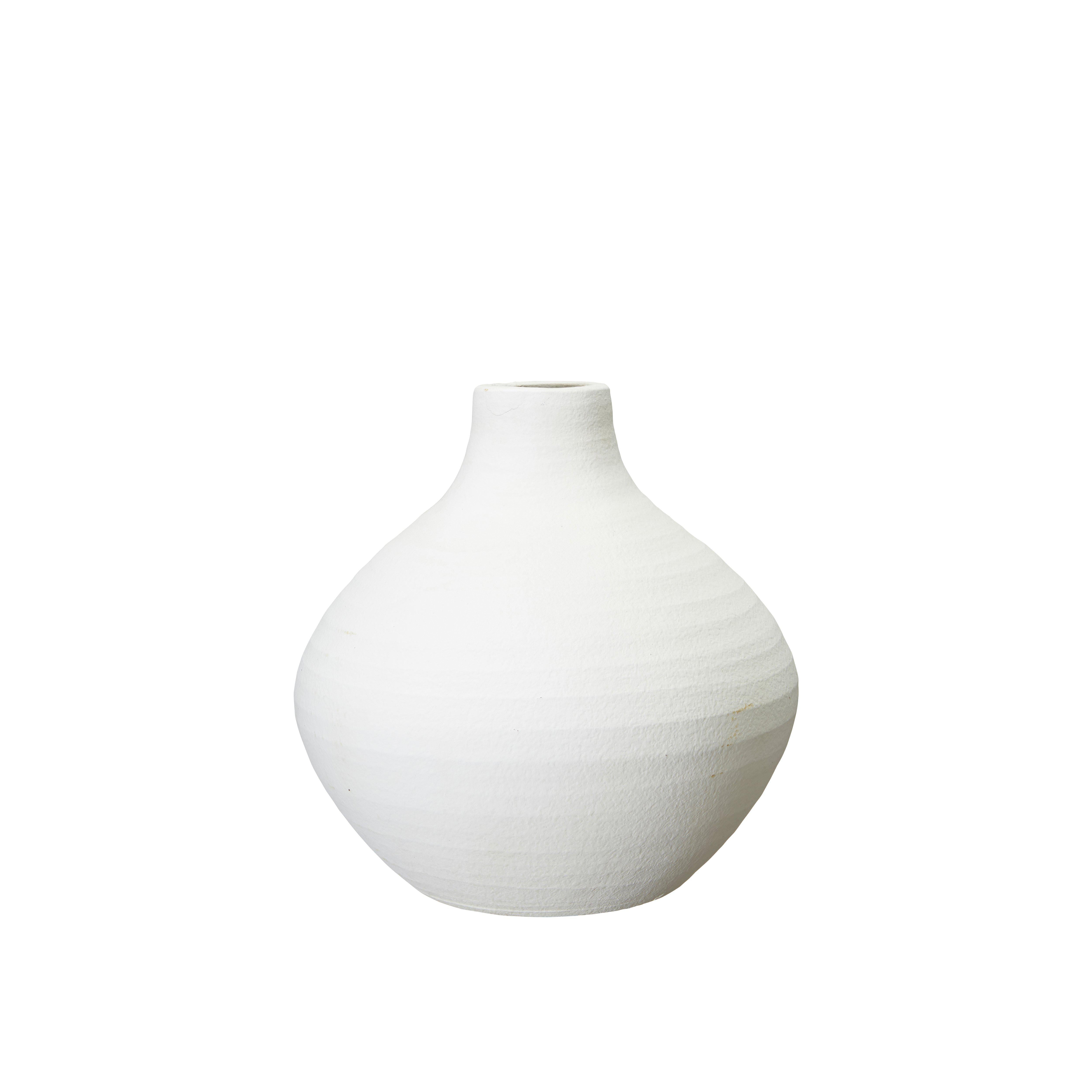 Wikholm Alba Vase Matt White 29cm