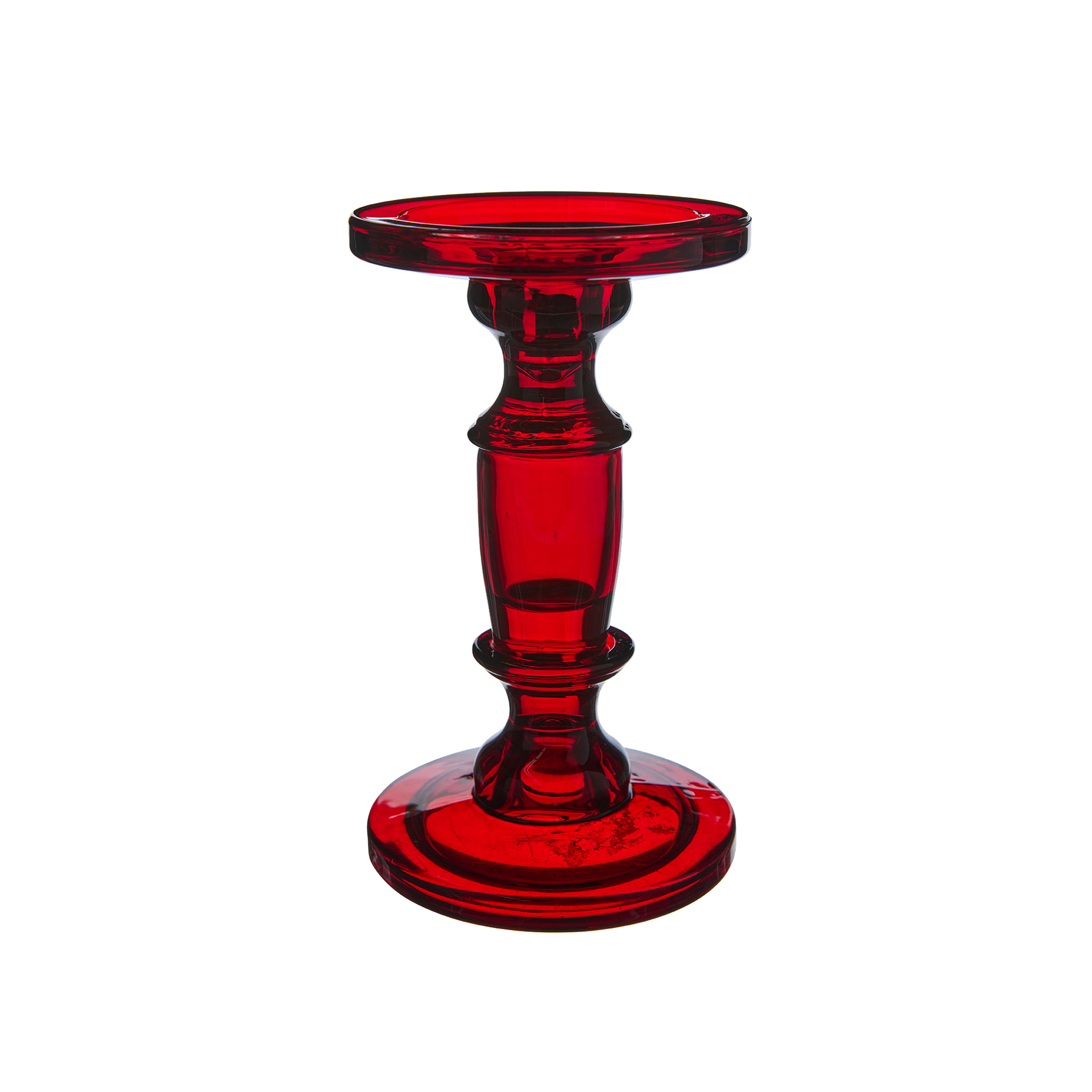 Wikholm Krista Red Candle Holder