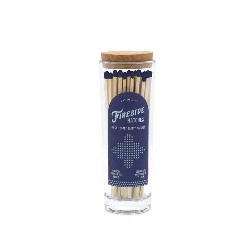 Designworks/Paddywax Fireside Tall Safety Matches - Blue Tip