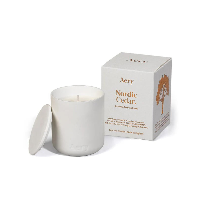 Aery Living Nordic Cedar Scented Candle