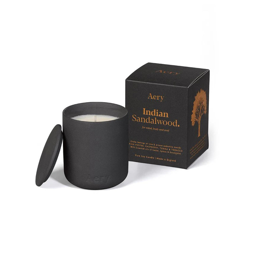 Aery Living Indian Sandalwood Scented Candle