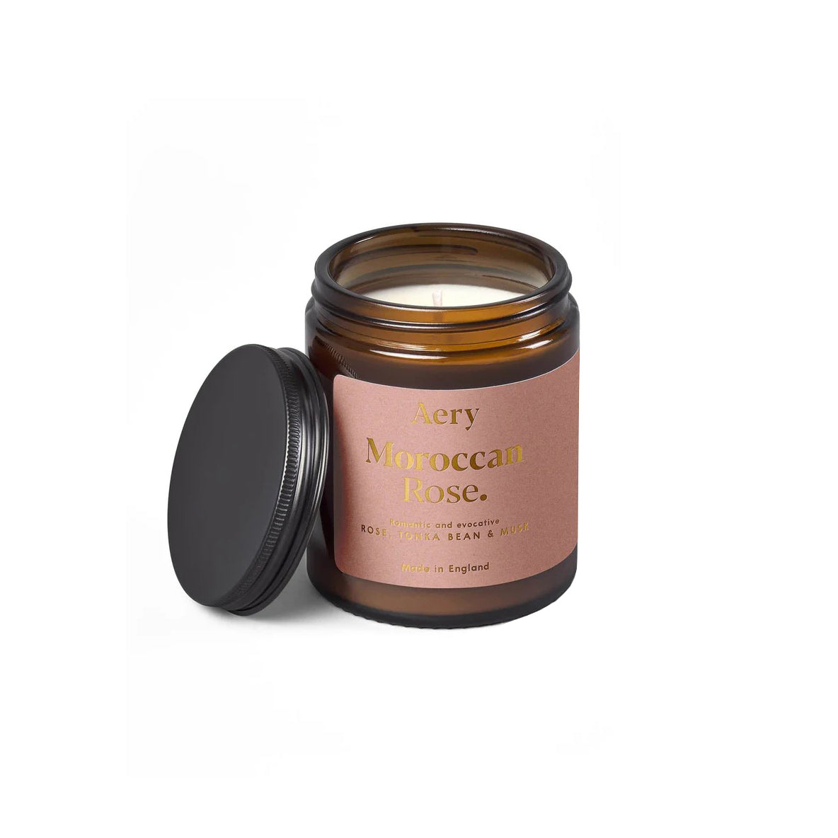 Aery Living Moroccan Rose Scented Jar Candle