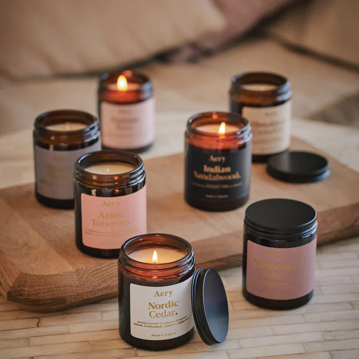 Aery Living Parisian Rose Scented Jar Candle