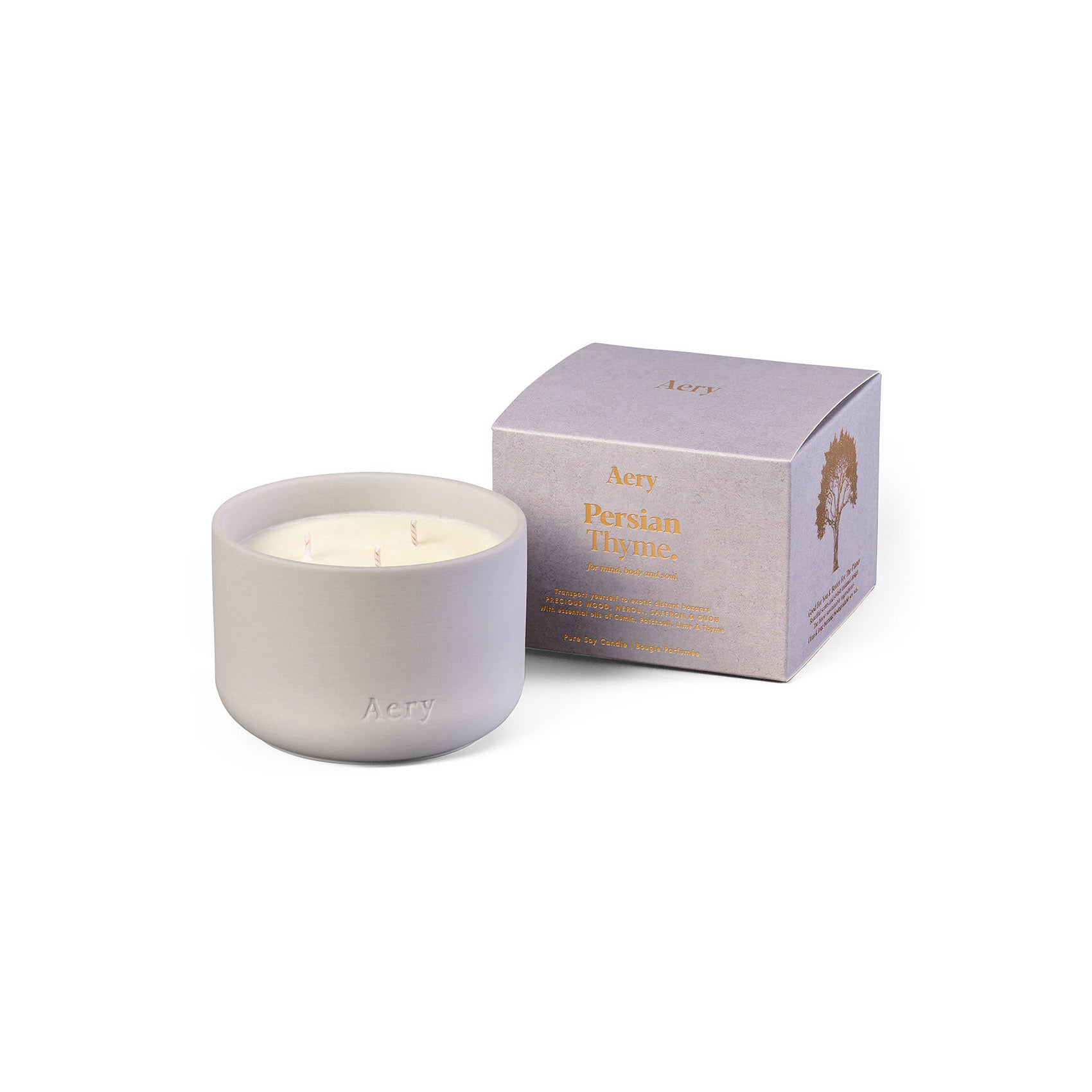 Aery Living Persian Thyme Triple Wick Candle