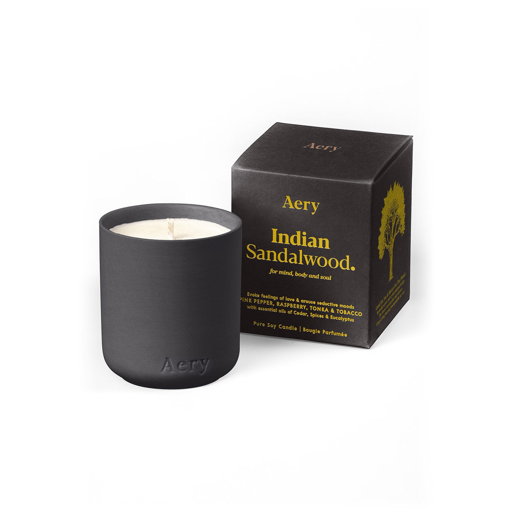 Aery Living Indian Sandalwood Votive Candle