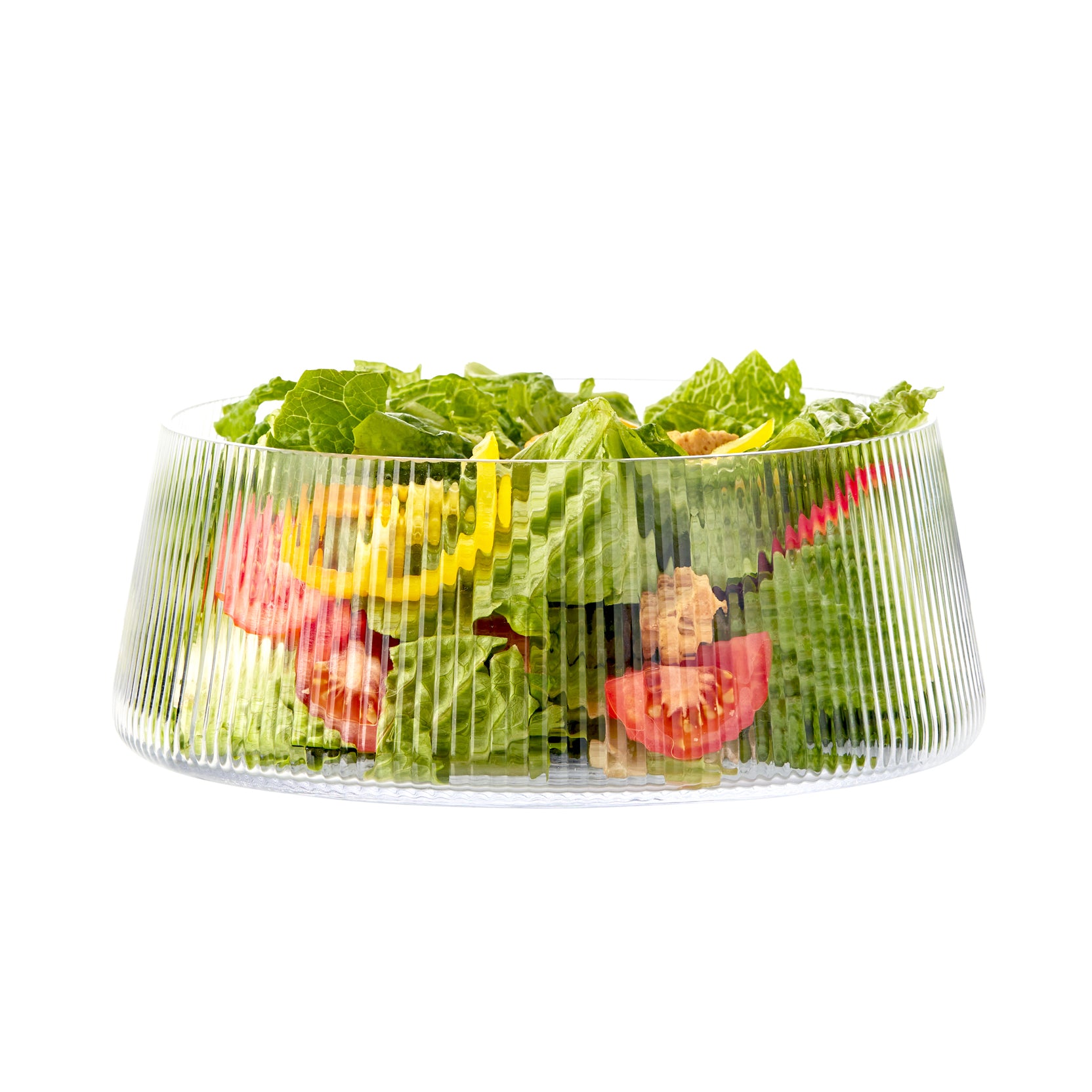 DRH Empire Ribbed Glass Salad Bowl