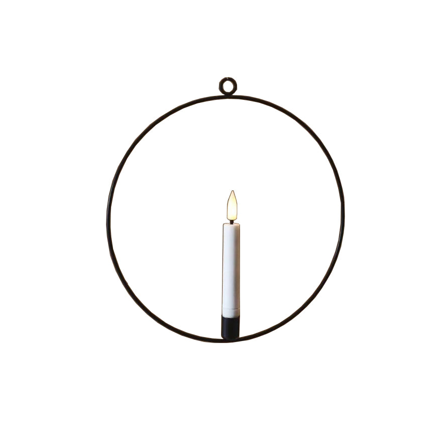 Lightstyle London 20 cm Black Candle Ring