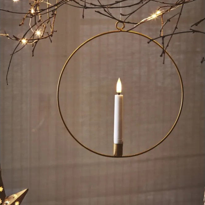 Lightstyle London 20cm Gold Candle Ring