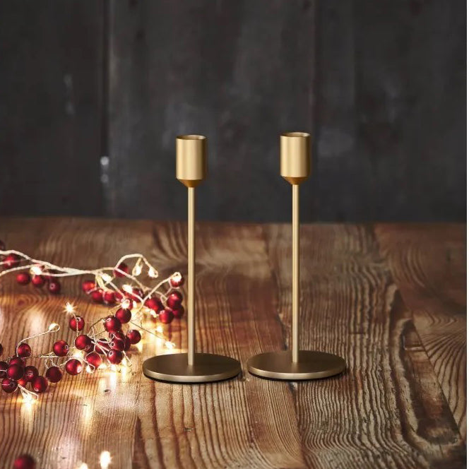 Lightstyle London Gold Matt Candle Stand