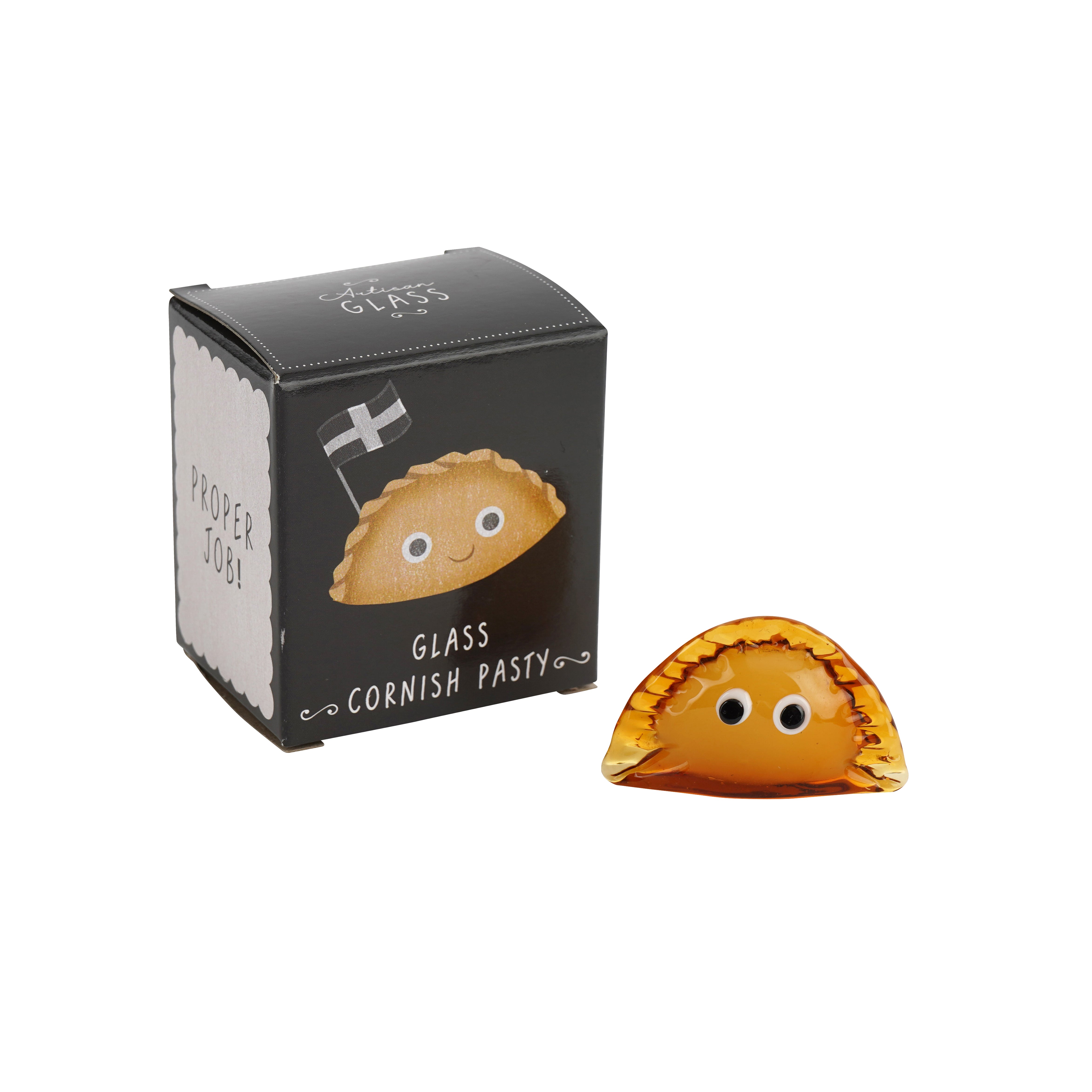 CGB Giftware Artisan Glass Cornish Pasty