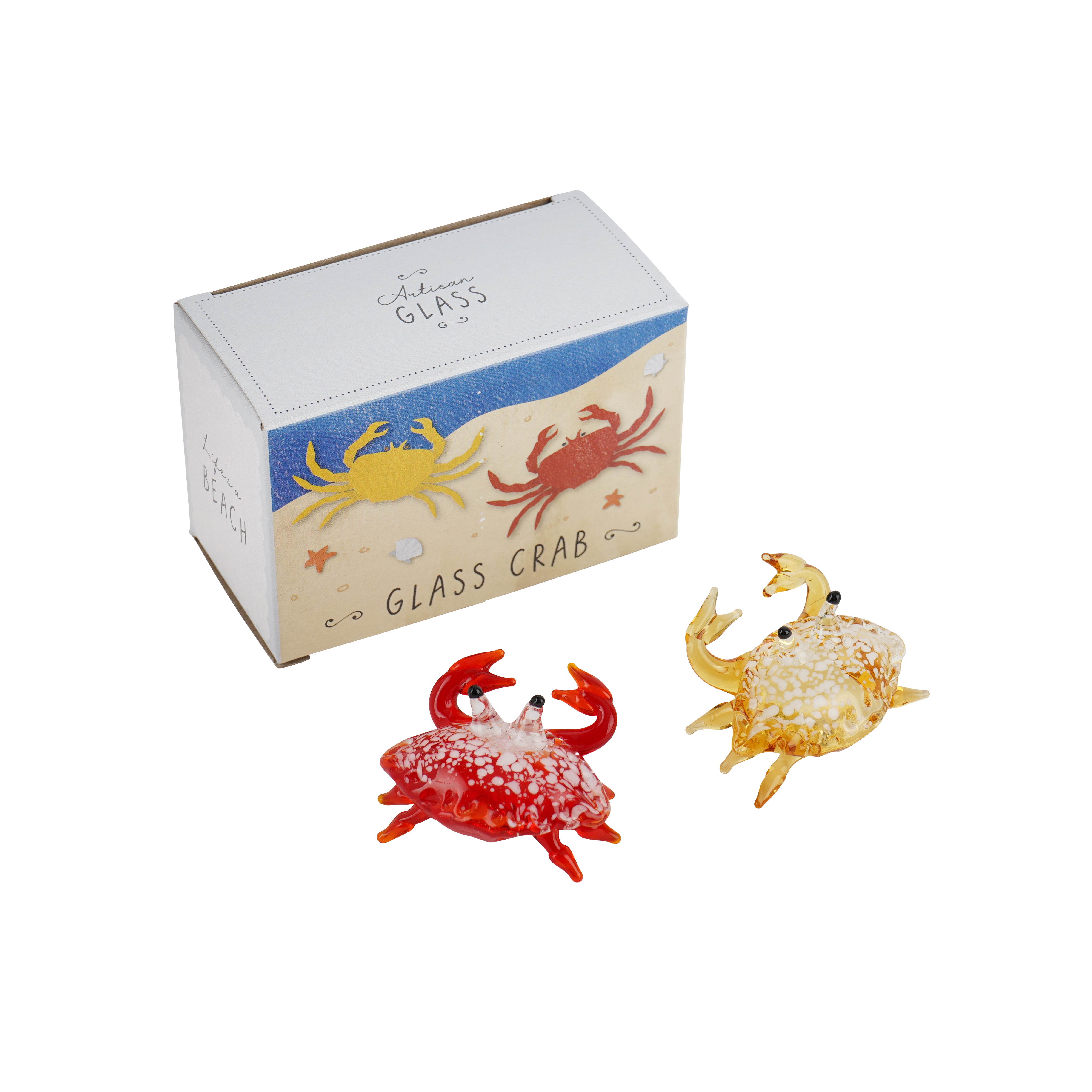 CGB Giftware Artisan Glass Crab