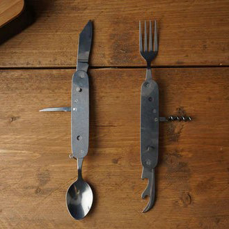 CGB Giftware Wild And Free Camping Cutlery Tool