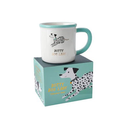 CGB Giftware Top Dog 'Dotty Dog Lady' Ceramic Mug