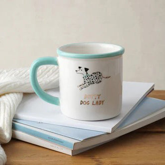 CGB Giftware Top Dog 'Dotty Dog Lady' Ceramic Mug